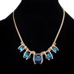 Latest Stylish Trendy Celebrity Inspired Designer Fancy Crystal Pendant Chain Necklace for Women and Girls