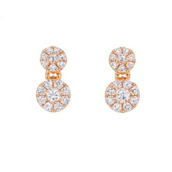 Silver Toned White American Diamond Studded Necklace With Earring Jewellery Set For Woment and Girl