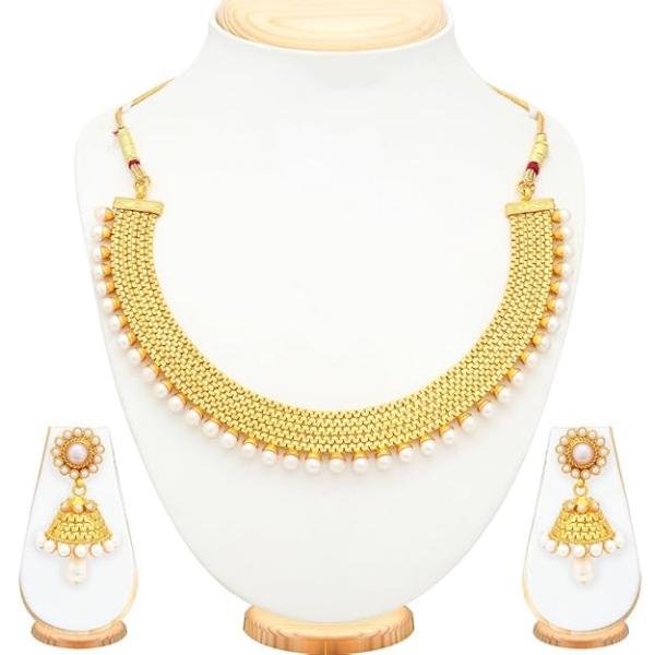 Modish Gold Plated Necklace Set for Women